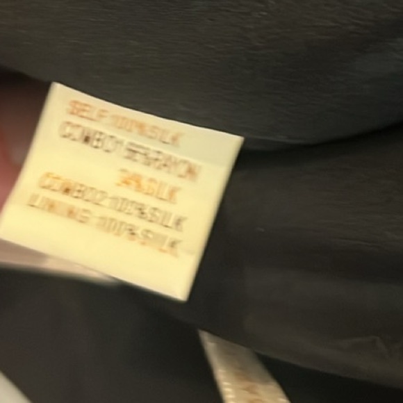 🎉Marchesa Notte,Silk Dress,Black,Ruffle Embellishment,Strapless,Stunning,Size 2 - Picture 9 of 14